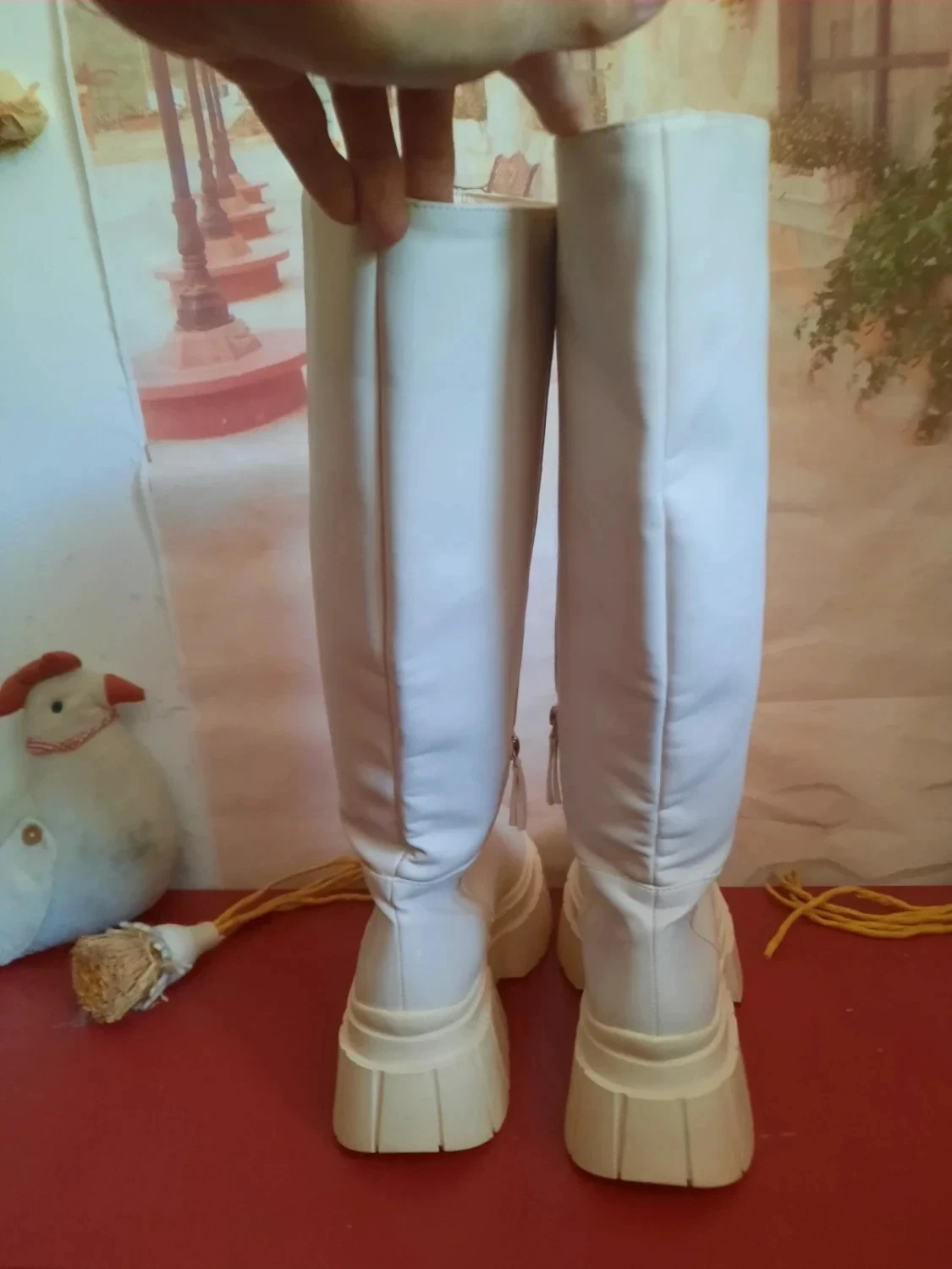 🥀Botas sintéticas femininas 39. Bershka. – photo 3